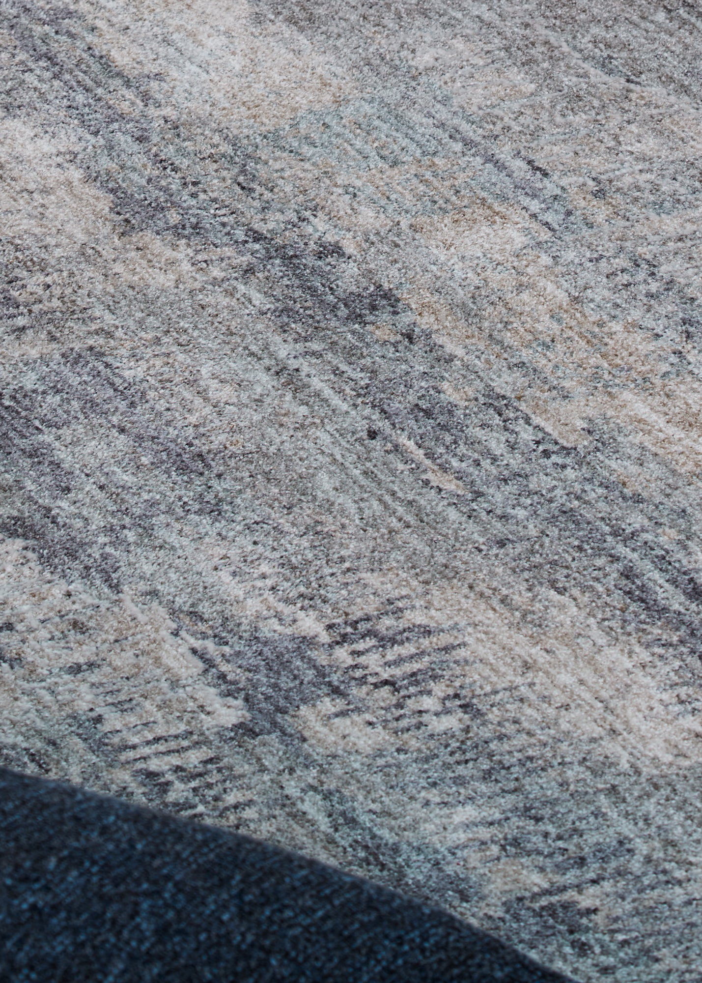 Nordic Soft Blue and Grey Rug Four Corners Rugs