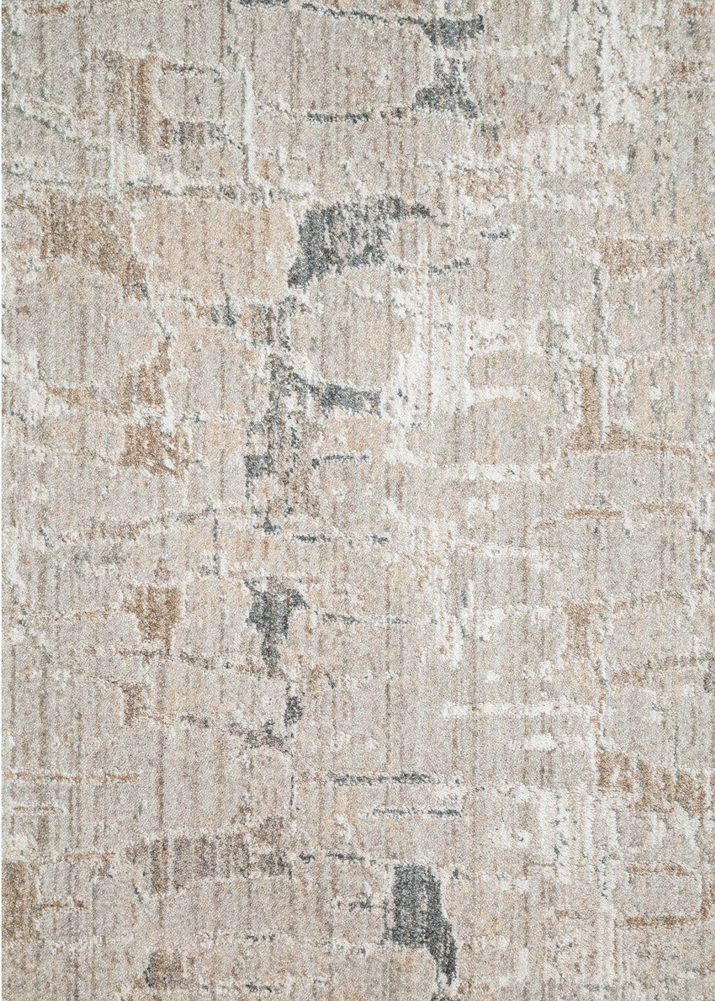 Links Light Grey and Beige Rug