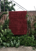 Texture Wool Rug Cherry