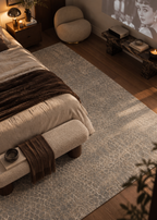 Python Blue Base Rug