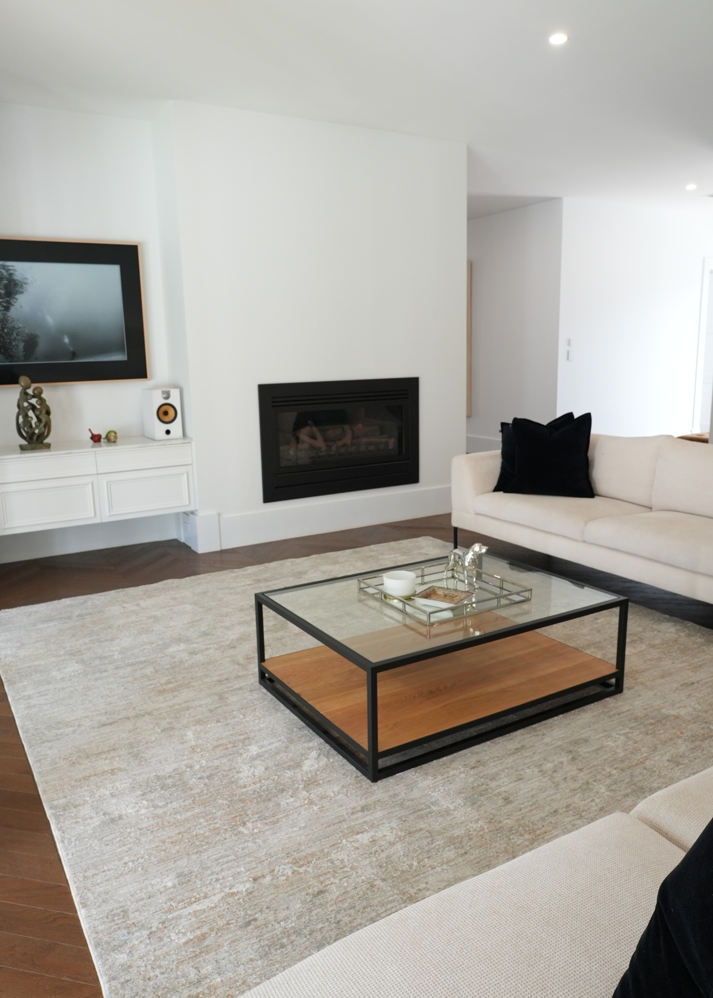 Purity Neutral, Copper and Light Blue Rug