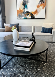 Pebbles Charcoal - Four Corners Rugs