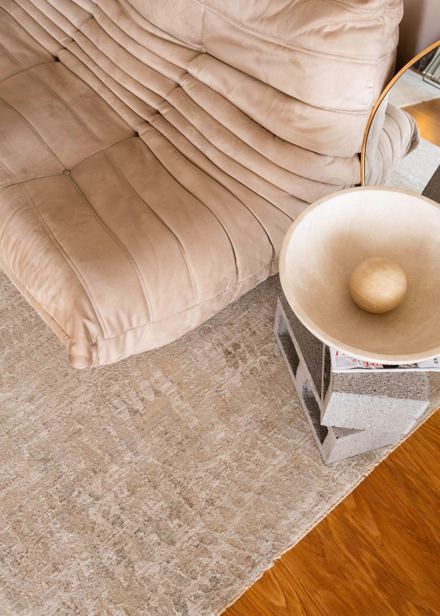 Fossil Beige and Grey Rug
