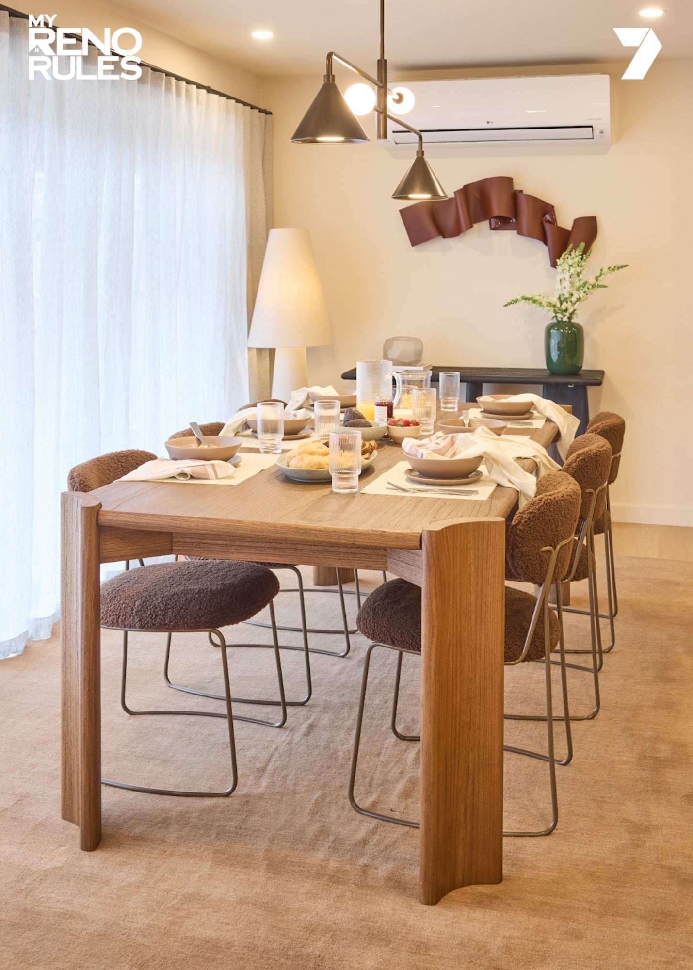 Texture Wool Rug Teddy Brown