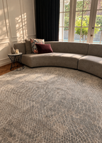 Python Blue Base Rug