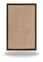 Camel & Olive Green Border Rug (Neutral Series)