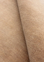 Camel & Olive Green Border Rug (Neutral Series) close up 