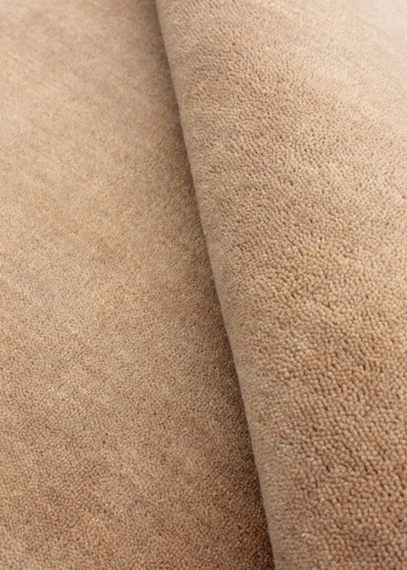 Camel & Olive Green Border Rug (Neutral Series) close up 