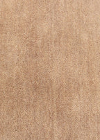 Camel & Olive Green Border Rug (Neutral Series) wool fibres