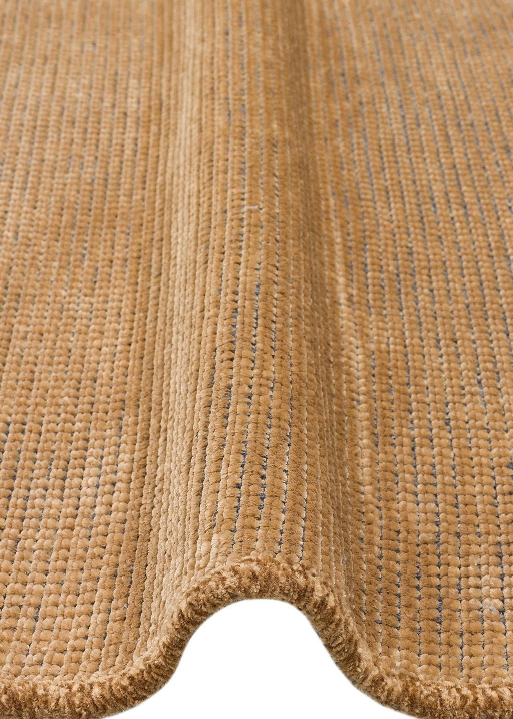 Chenille Antique Gold Runner close up 