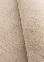 Cream & Brown Border Rug (Neutral Series) close up 