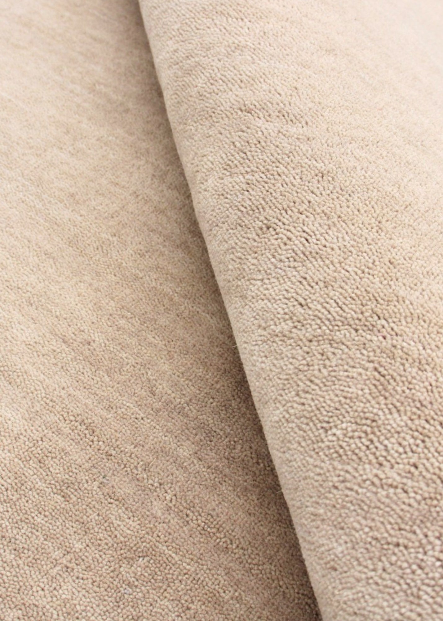 Cream & Camel Border Rug (Neutral Series) close up 