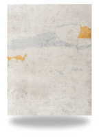 In The Rain White and Blue Designer Rug