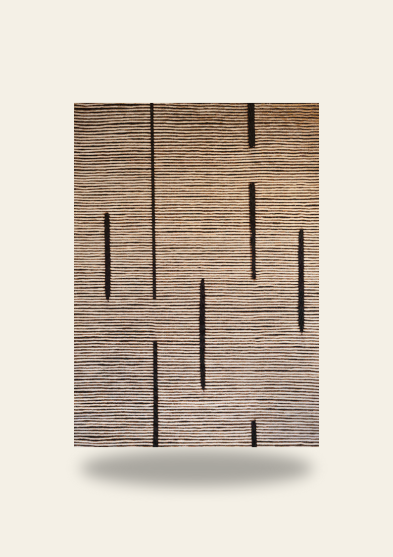Midnight Suede Abstract Rug by Four Corners Rugs Hover and Shadow 
