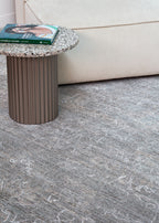 Mirage Blue and Cream Transitional Rug Four Corners Rugs