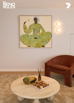 My Reno Rules (Renovation TV Show by Adrian Portelli), Living Room Featuring Plush Olive Green Rug by Four Corners Rugs 