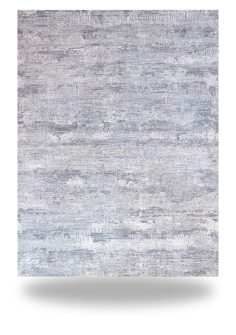 Nordic Soft Blue and Grey Rug