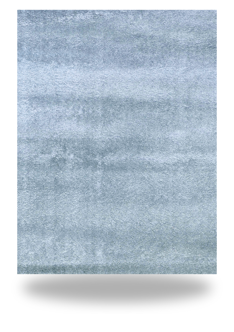 Plush Ice Blue Rug