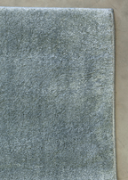 Plush Ice Blue Rug by Four Corners Rugs close up of corner