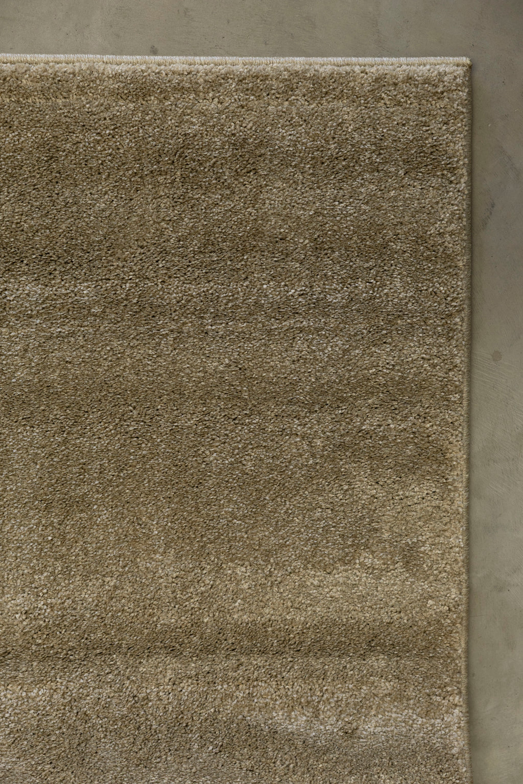 Plush Olive Green Rug by Four Corners Rugs Close Up
