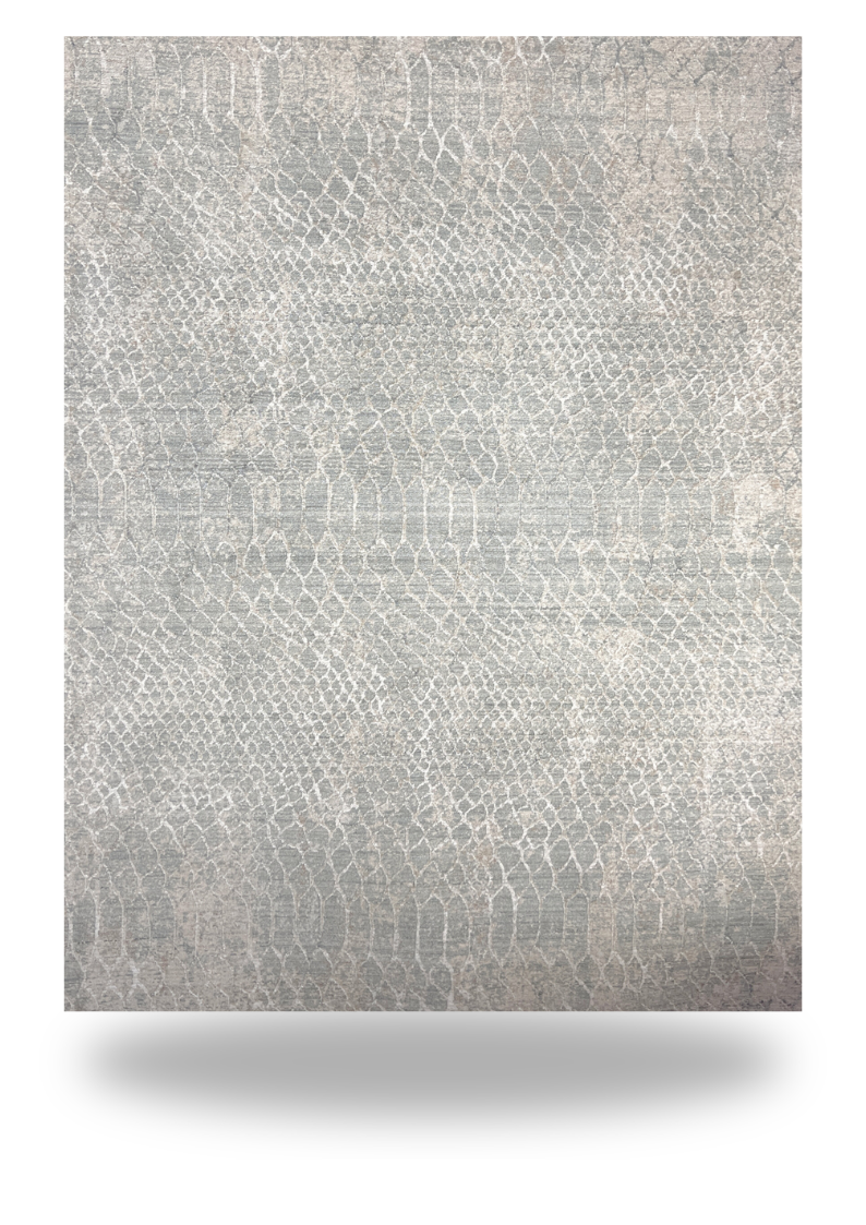 Python Blue Base Rug