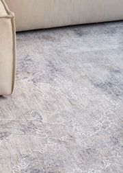 Rune Blue, Grey and White Designer Rug