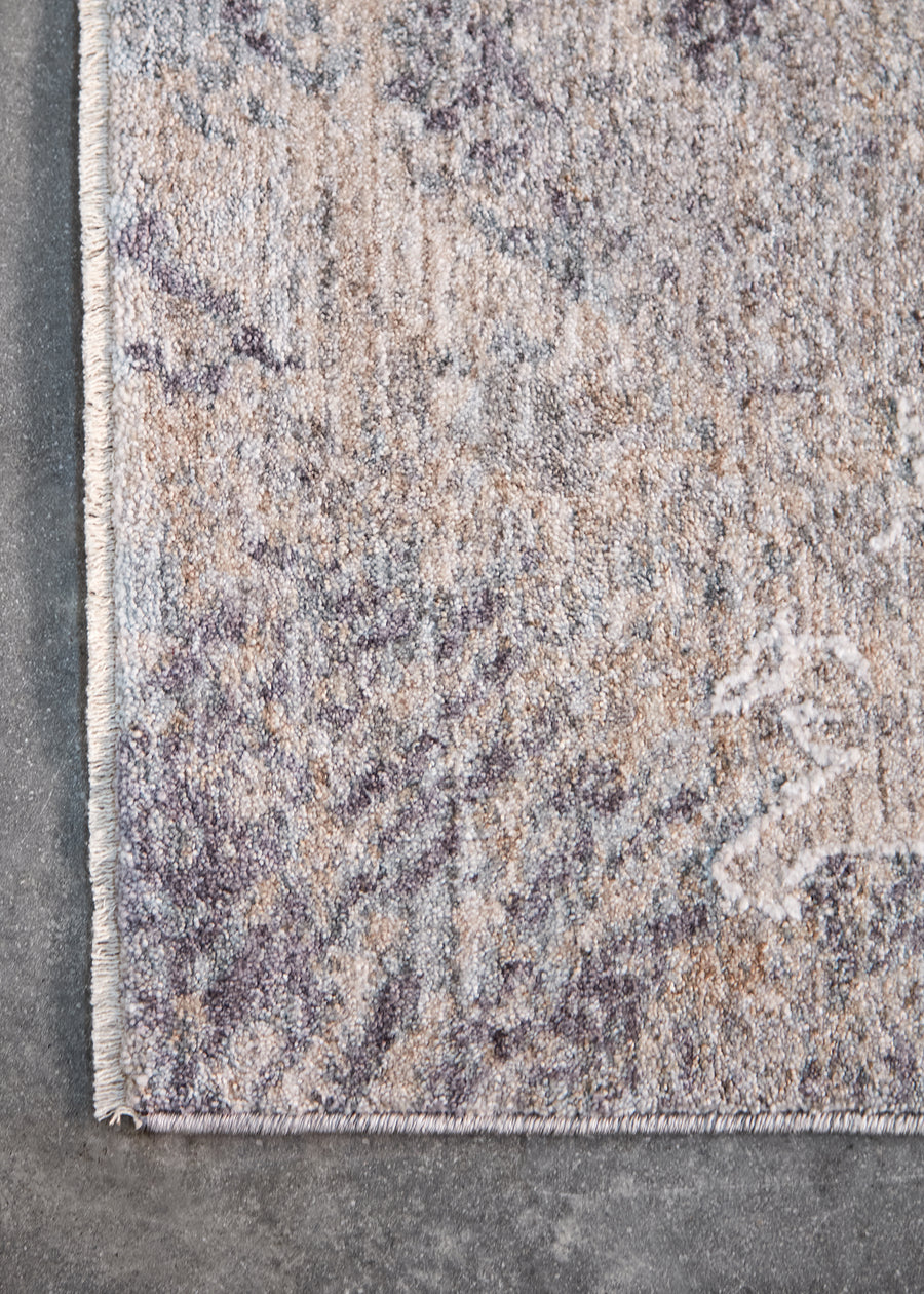 Rune Blue, Grey and White Designer Rug
