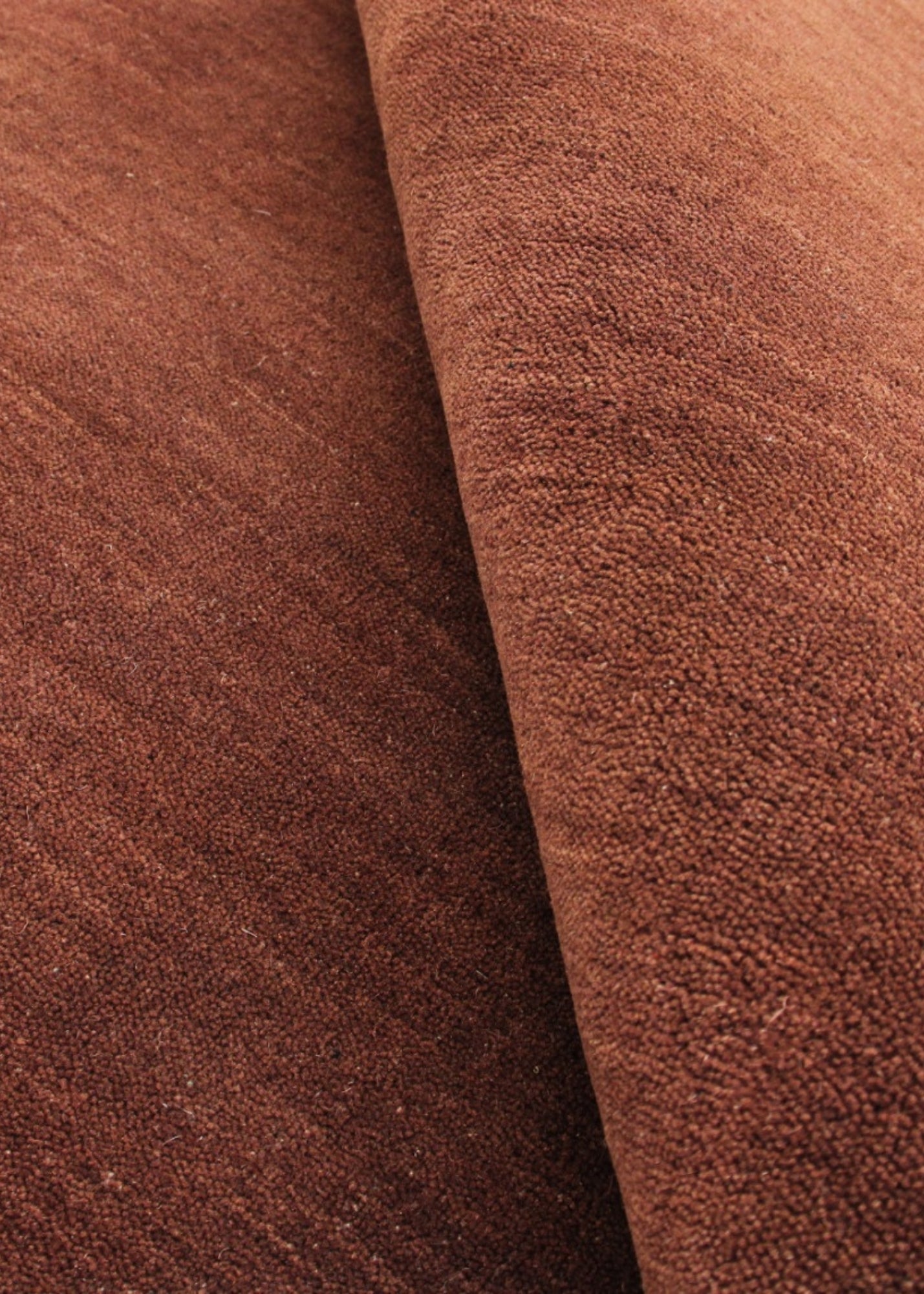 Rust & Cherry Border Rug (Neutral Series) close up 