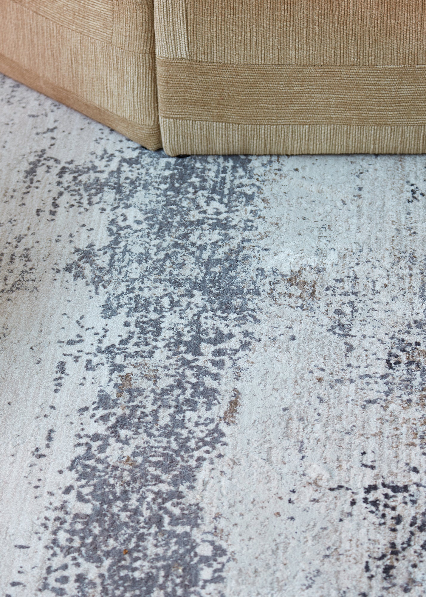 Silver Mist Neutral Modern Rug