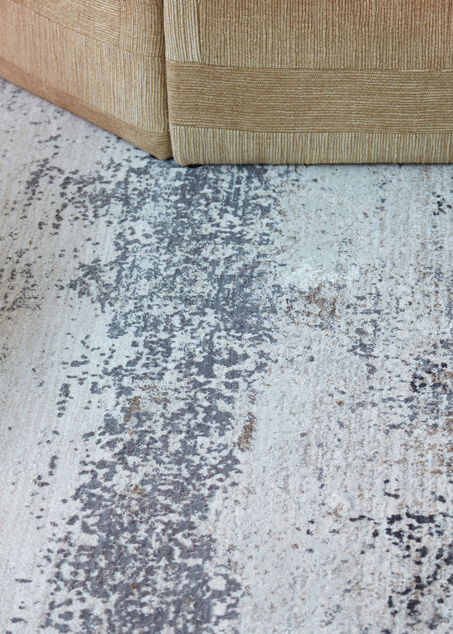 Silver Mist Neutral Modern Rug