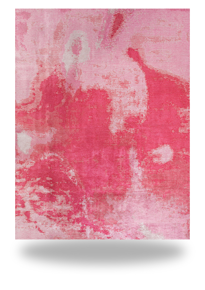 St Louis Hot Pink Designer Rug