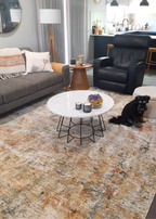 Sunset Haze Burnt Orange Rug