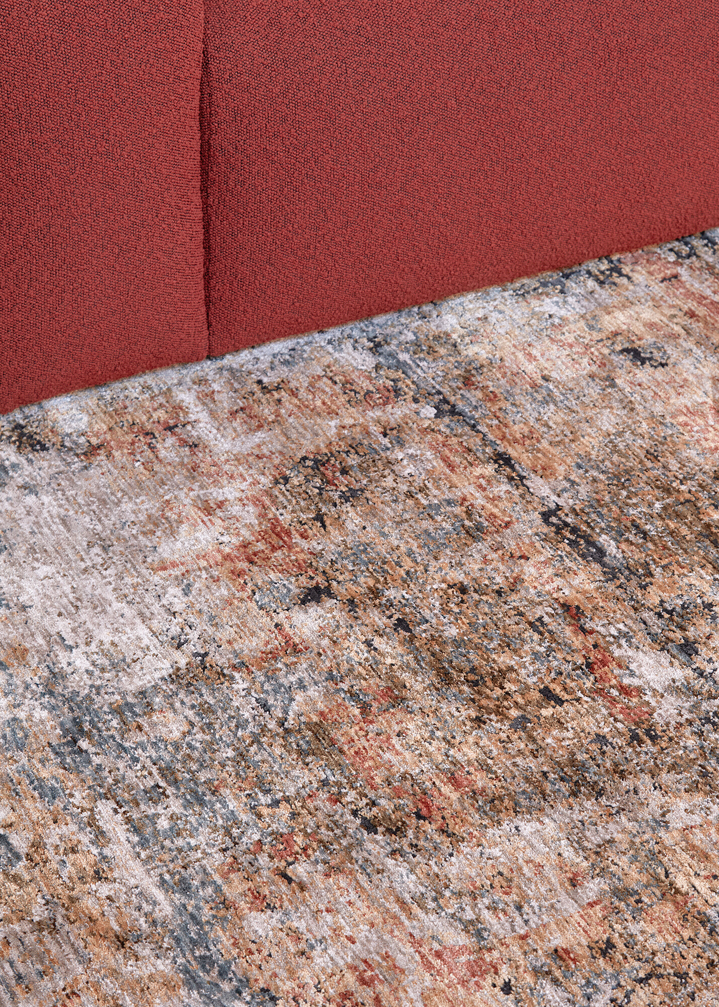 Sunset Haze Burnt Orange Rug