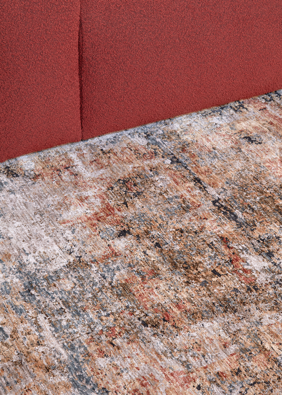Sunset Haze Burnt Orange Rug