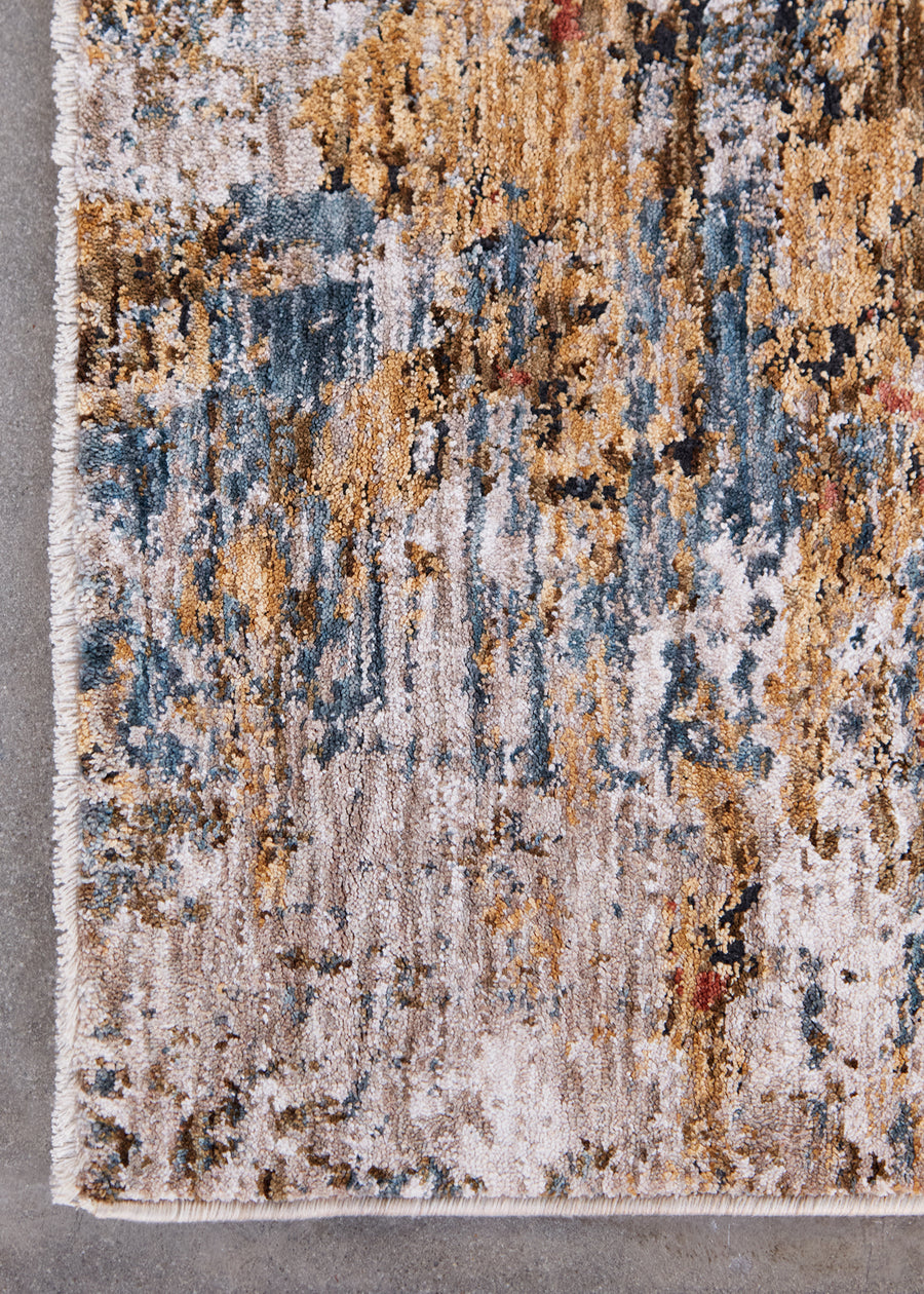Sunset Haze Burnt Orange Rug