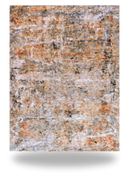 Sunset Haze Burnt Orange Rug