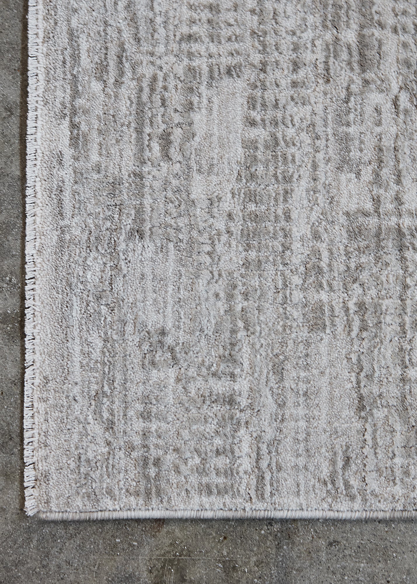 Texture Silver and Cream Rug Four Corners Rugs