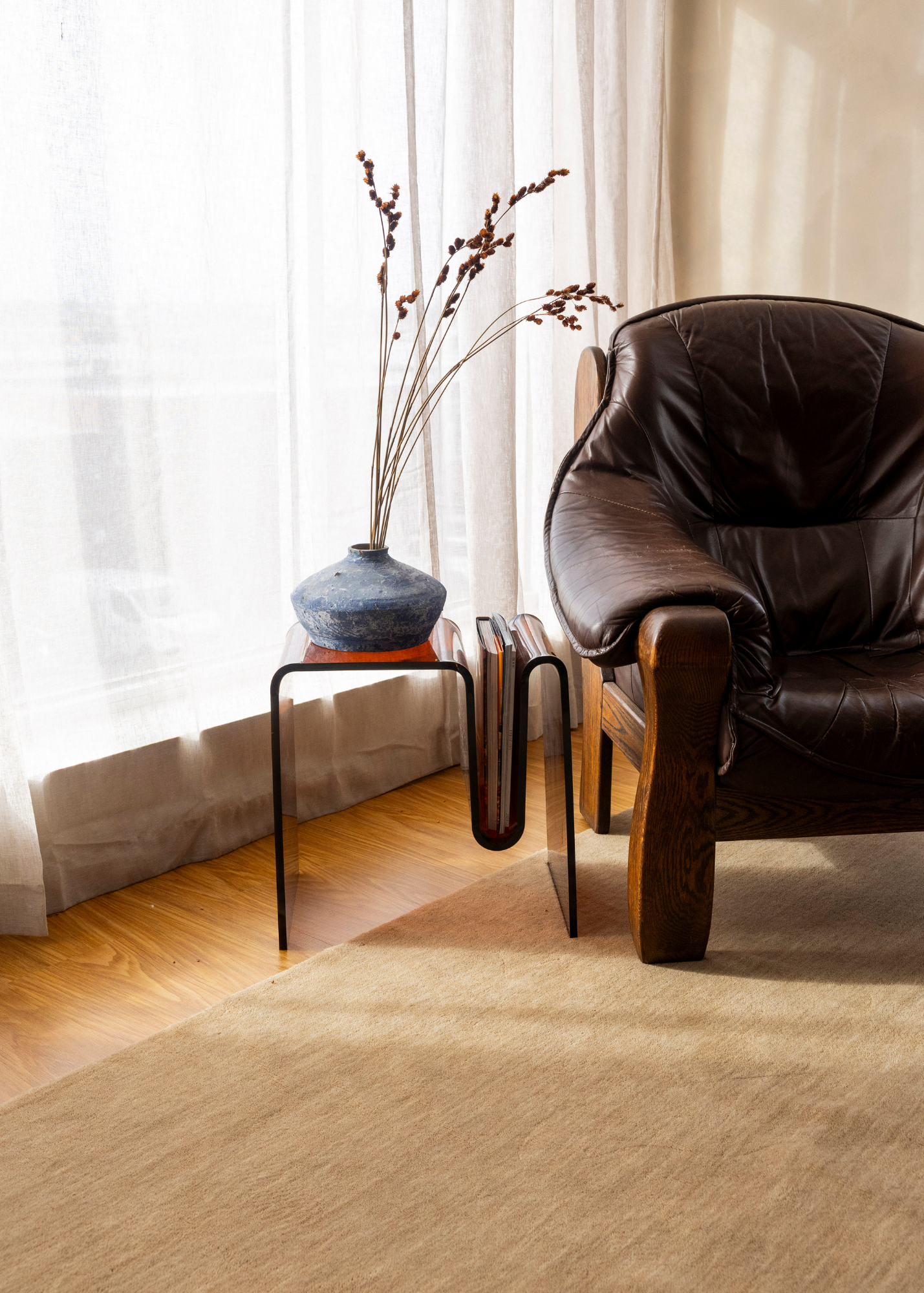 Texture Wool Rug Camel