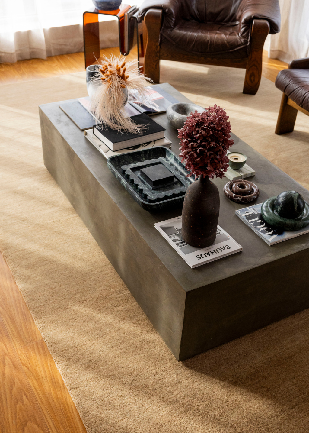 Texture Wool Rug Camel