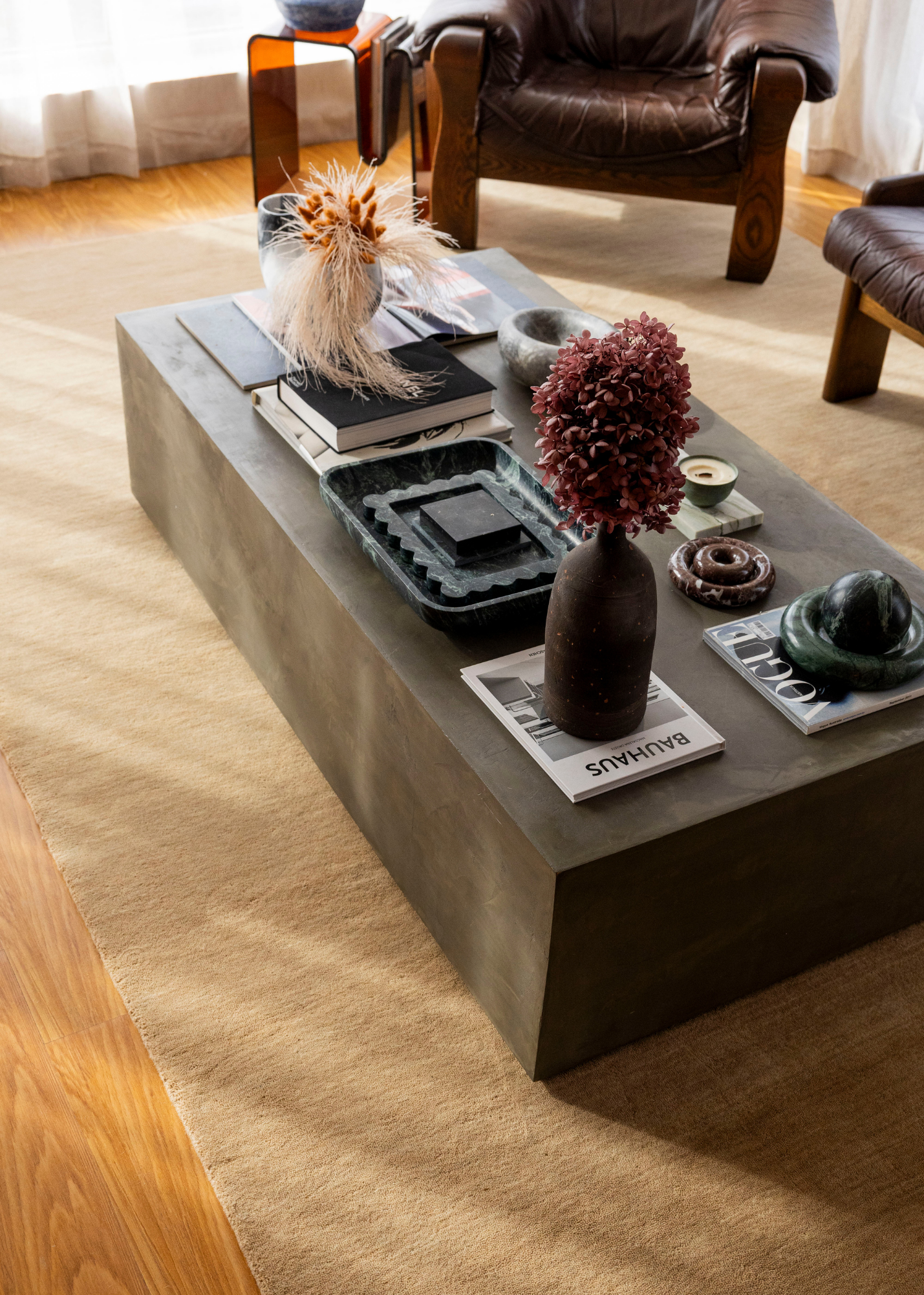 Texture Wool Rug Camel
