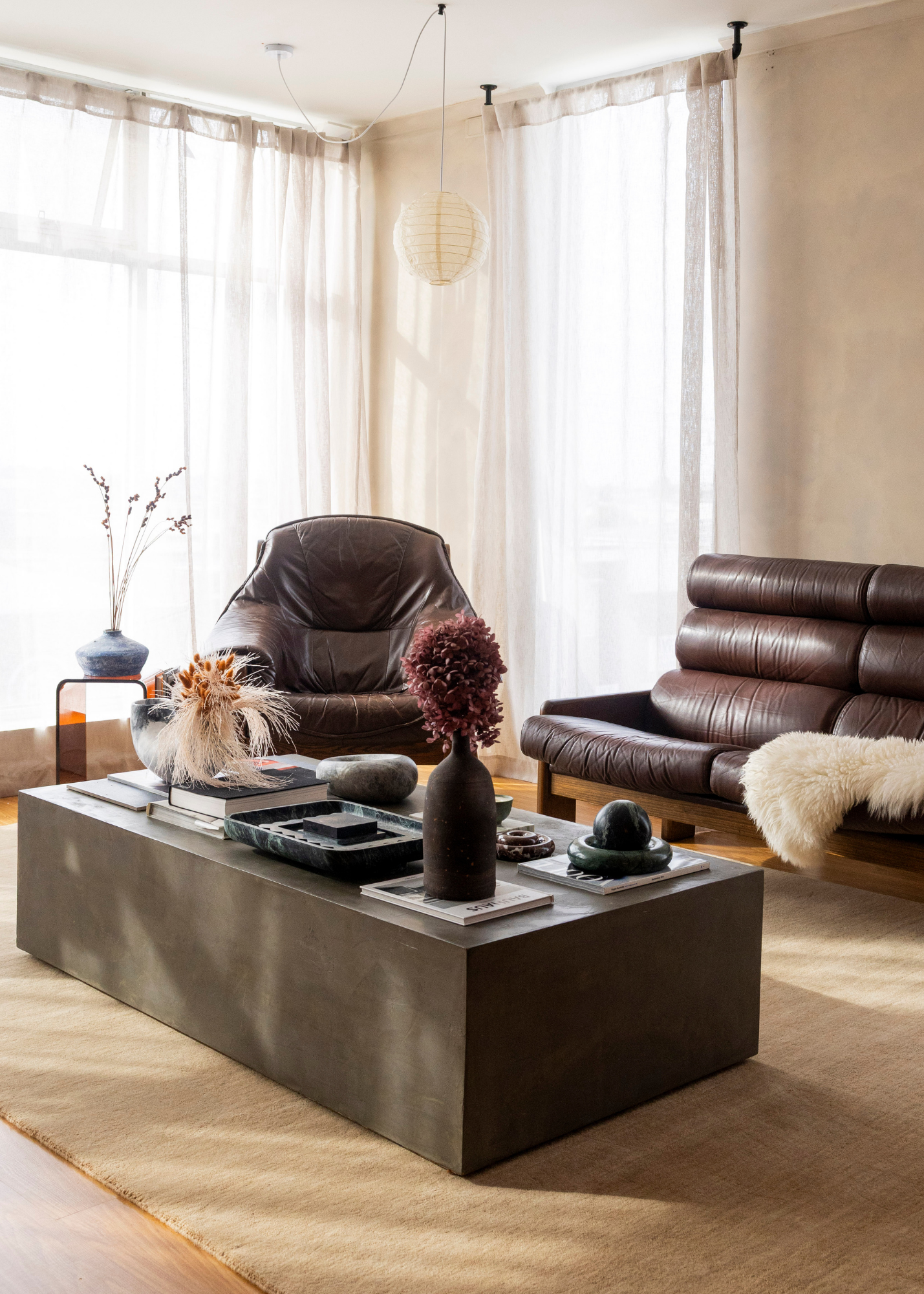 Texture Wool Rug Camel