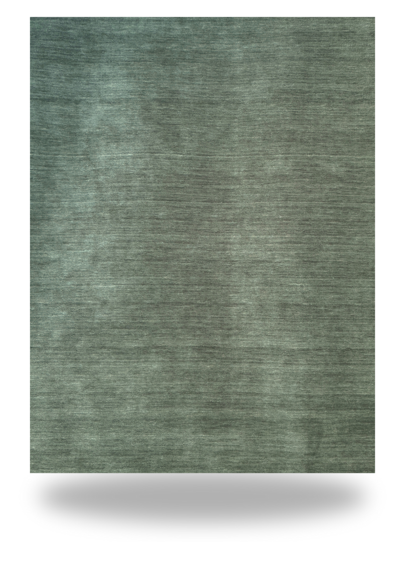 Texture Wool Rug Green