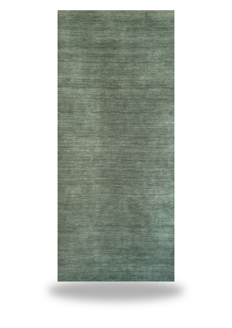 Texture Wool Runner Green by Four Corners Rugs