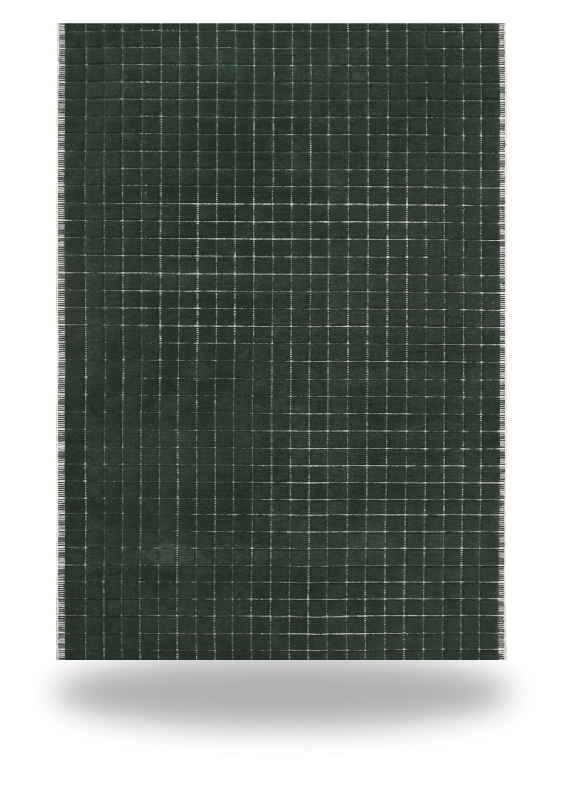 Tully Check Green Rug