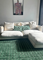 Tully Check Green Rug