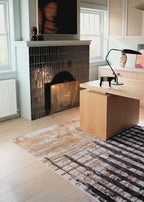 Amber Smoke Abstract Rug by Four Corners Rugs video