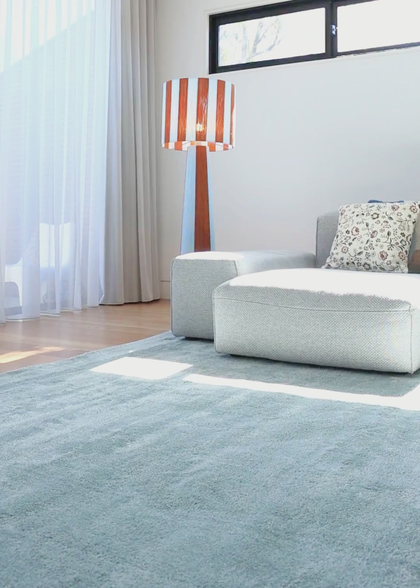 Plush Ice Blue Rug by Four corners Rugs ideo