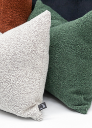 Forest Green Boucle Cushion - Four Corners Rugs