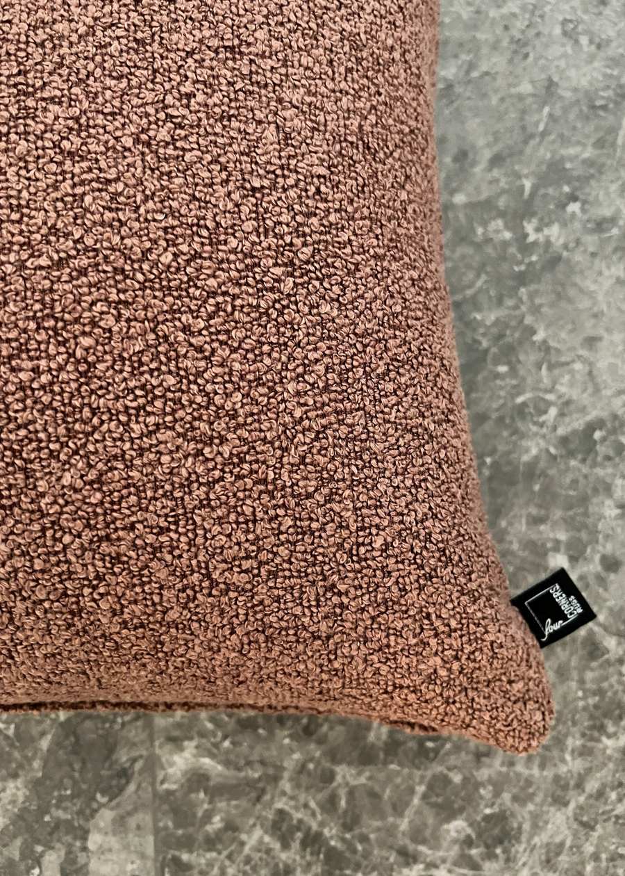 Clay Boucle Cushion - Four Corners Rugs