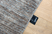 Brown and Blue Texture - Four Corners Rugs